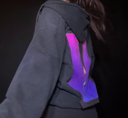Customized Vintage Hooded Zip-Up