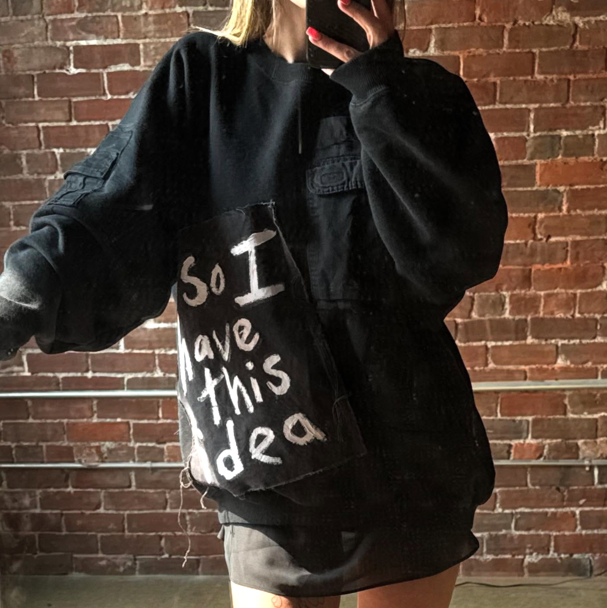 IDEA Vintage Crew Neck Black