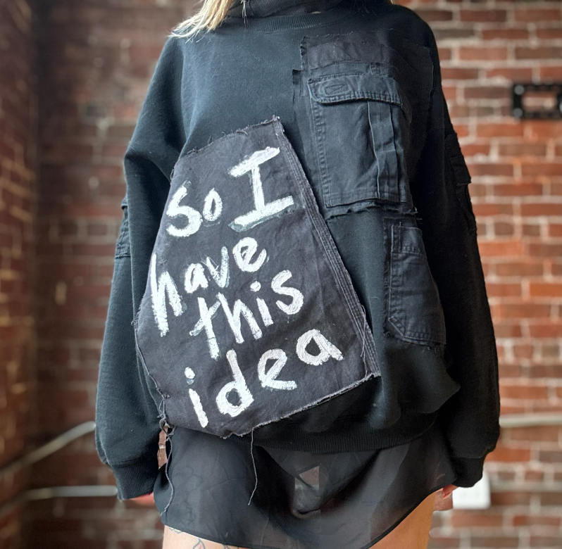 IDEA Vintage Crew Neck Black